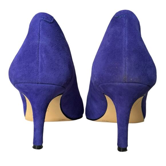 Lord & Taylor purple suede-style pumps 2.5” heel size 7 - Picture 9 of 13
